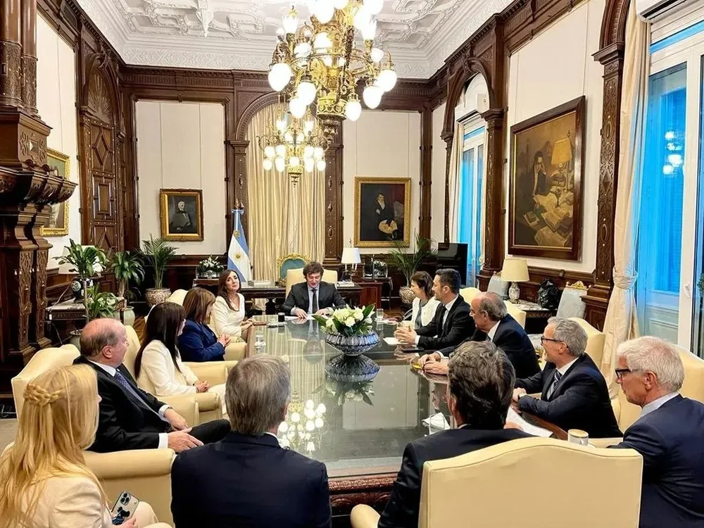 Reunión de Gabinete de Javier Milei