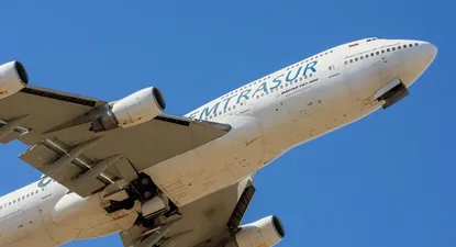 El avión de Emtrasur retenido en Argentina luego del rechazo de Uruguay