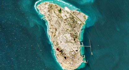 Isla de Jark, imagen satelital