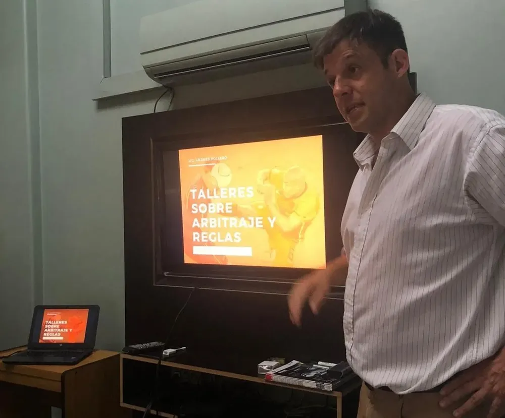 Andrés Pollero, exárbitro