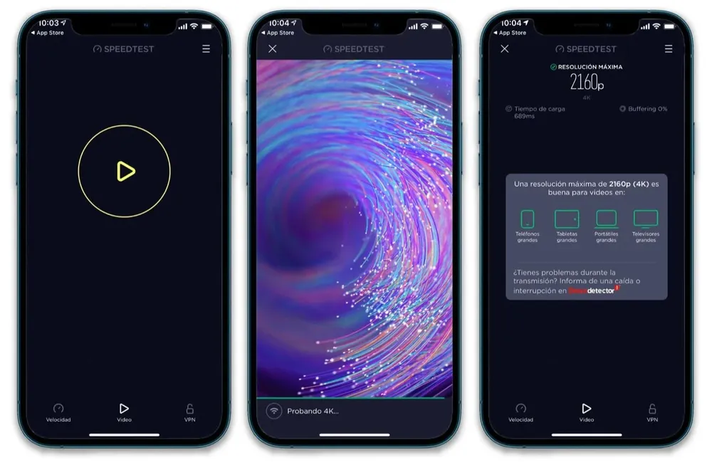 Con Speedtest los usuarios pueden descubrir cuál es la resolución máxima a la que pueden ver videos en streaming