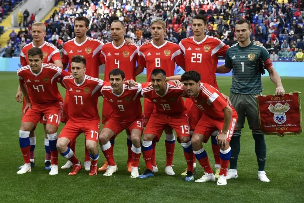El equipo de Rusia que empató con Turquía