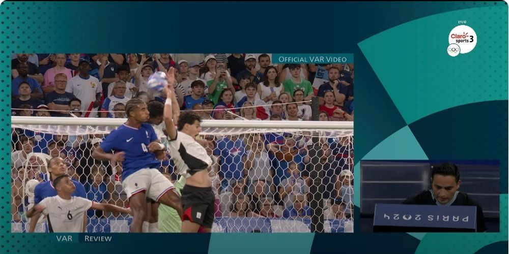 La jugada del VAR en Francia vs Egipto