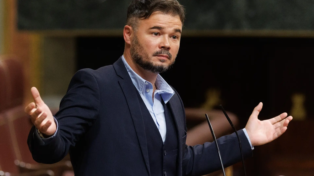 Gabriel Rufián, portavoz del ERC en el Congreso