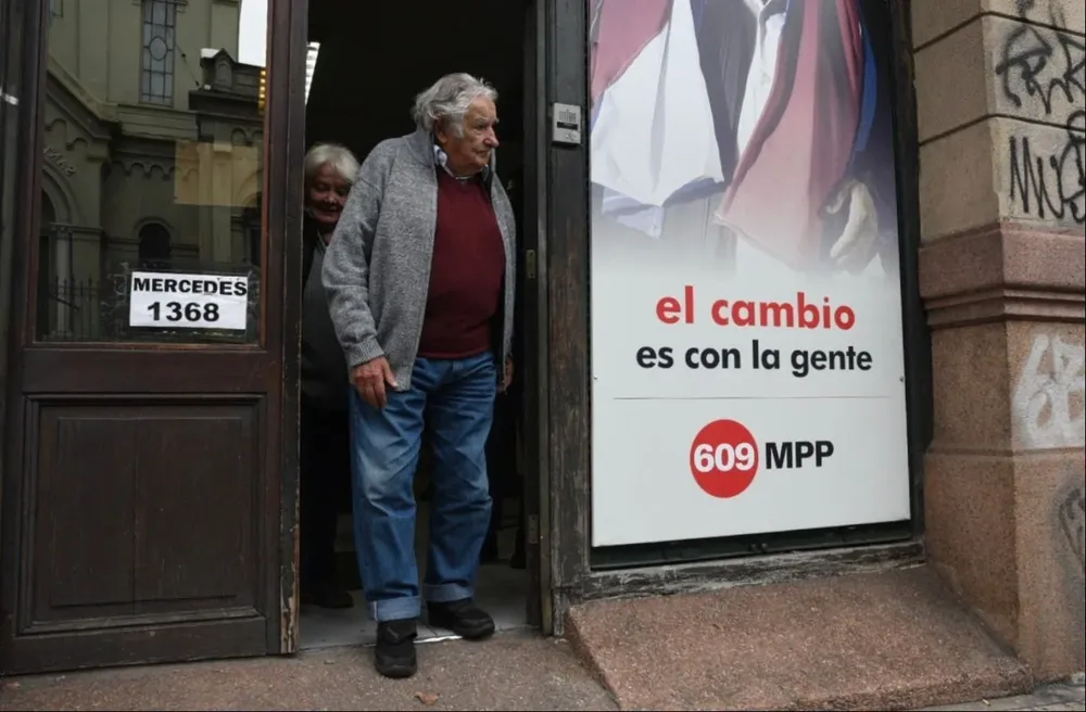 José Mujica en la sede del MPP