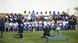 Los campeones se sacaron la foto