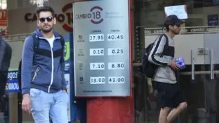 Pizarra de cambio. (Archivo)