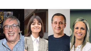 Amílcar Perea, Lucila Arboleya, Pedro Arnt y Cecilia Targetta