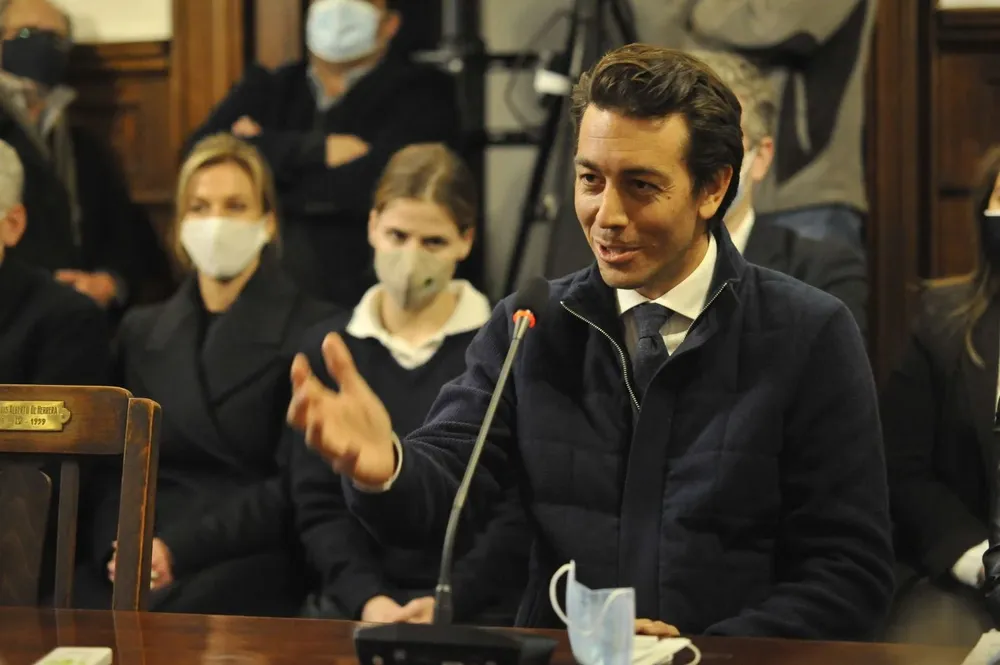 Juan Sartori en el Directorio del Partido Nacional