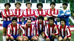 River Plate 1992; Gustavo Ancheta es el segundo de los parados, desde la izquierda