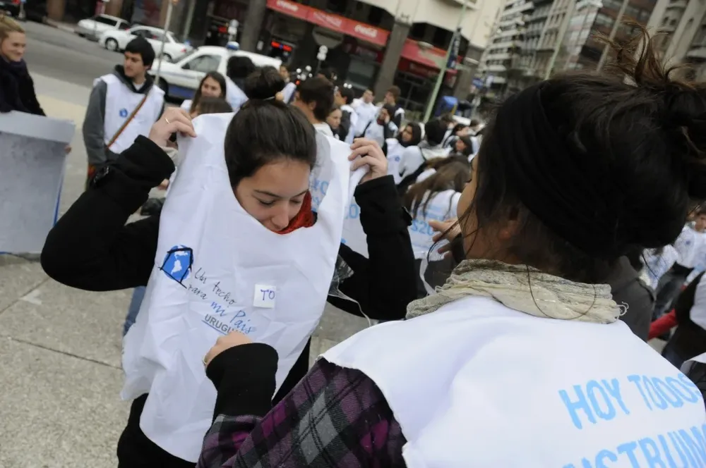 Los voluntarios de Un Techo para mi País