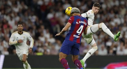 Federico Valverde y Ronald Araújo