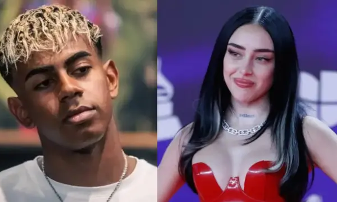 Nicki Nicole le enseña a comer sushi a Keyne, el hermano de Lamine Yamal.