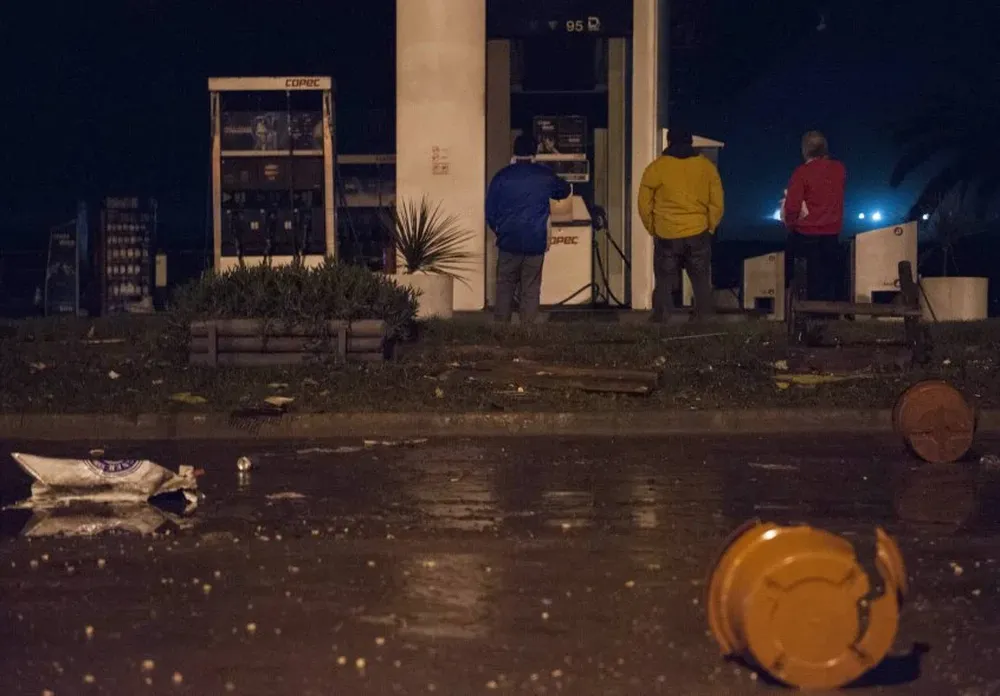 Illapel, el epicentro del temblor, sufrió graves destrozos