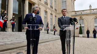 Alberto Fernández se reunió con Macron en marco de su gira europea