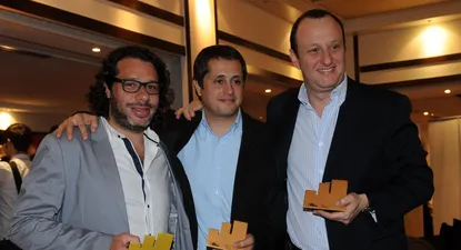 Diego Lev, Mario Macri y Pipe Stein