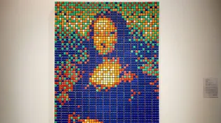 Una Gioconda en cubos de Rubik, a subasta en París