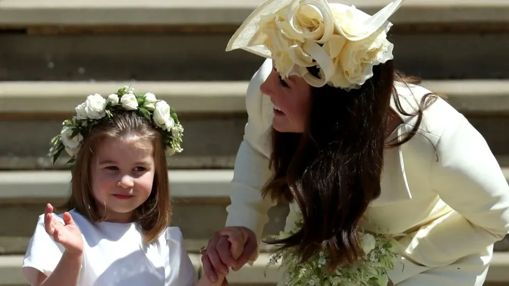 Charlotte y George ya habían hecho de pajes en la boda de Pipa Middleton, hermana de la duquesa de Cambridge.