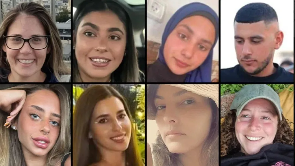 El segundo grupo de liberados por Hamás.