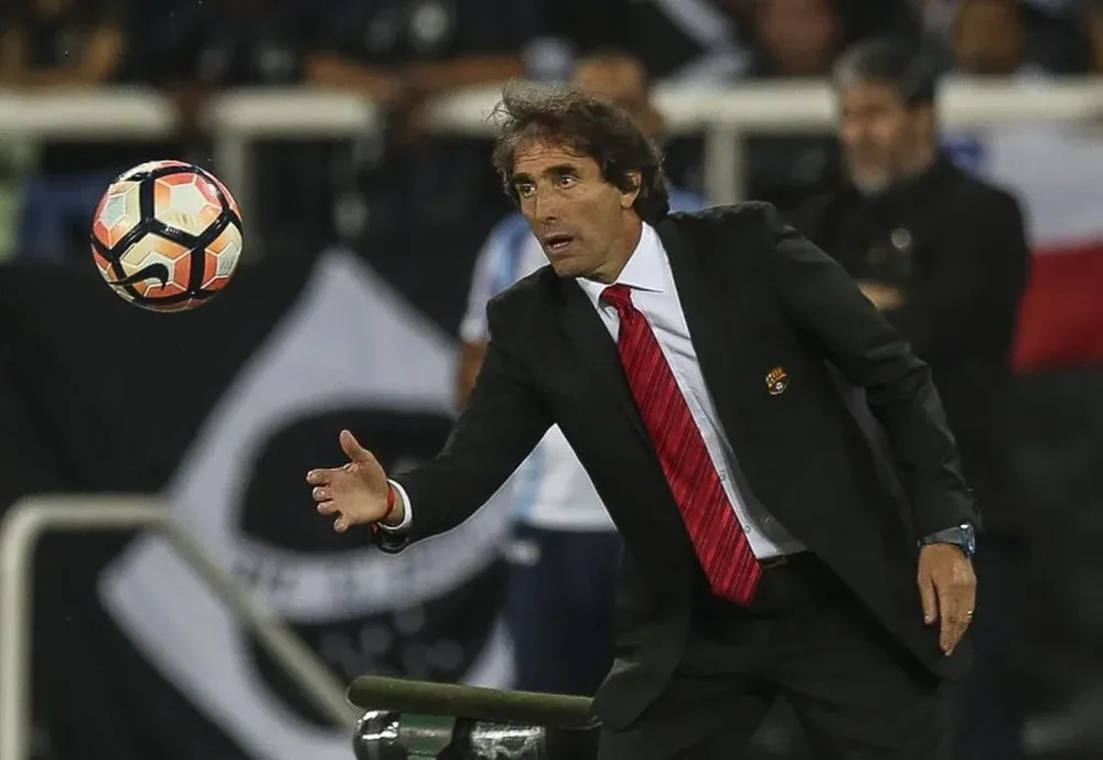 Guillermo Almada en la victoria de su equipo ante Botafogo