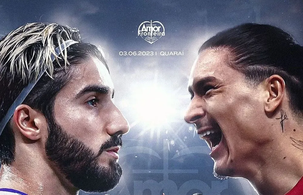 El afiche que anuncia a Darwin Núñez en el amistoso benéfico