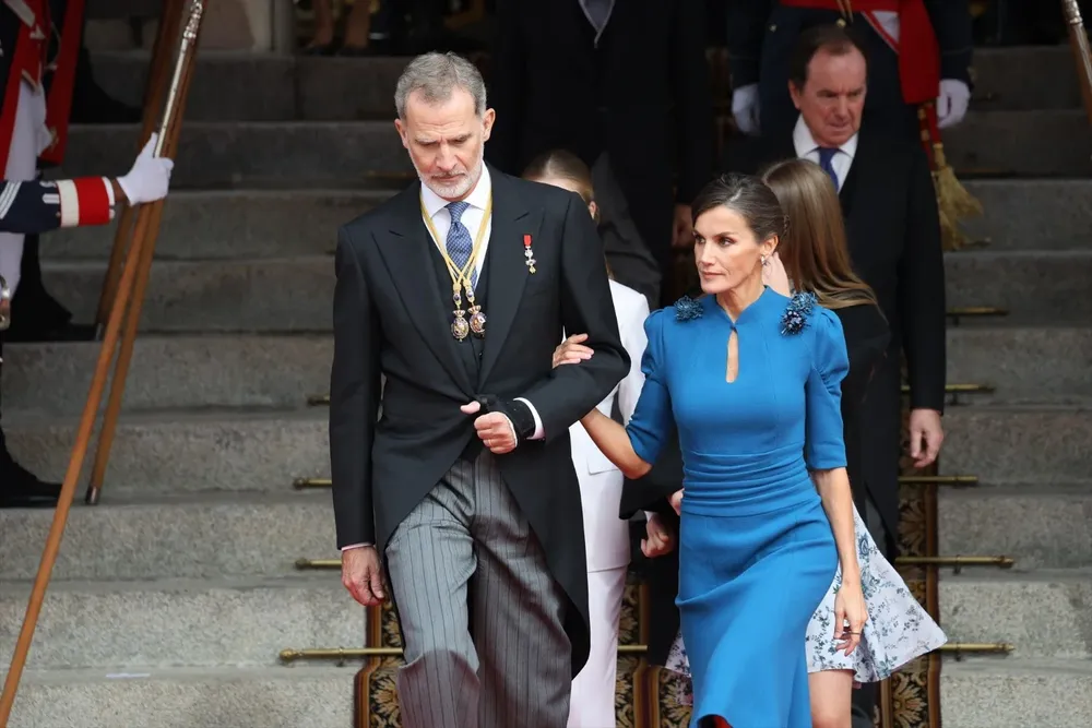 El Rey Felipe y la Reina Letizia.