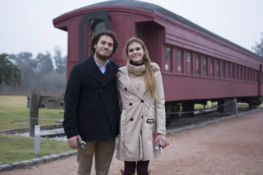 José Manuel Bouza y Sofia Knüppel