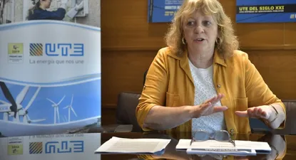 La presidenta de UTE, Silvia Emaldi.