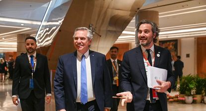 Alberto Fernández y Santiago Cafiero