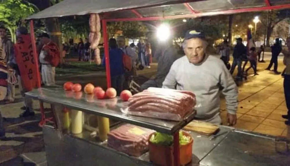 Tronquito Colman en la plaza de Mercedes, cuando estuvo la fórmula del Frente