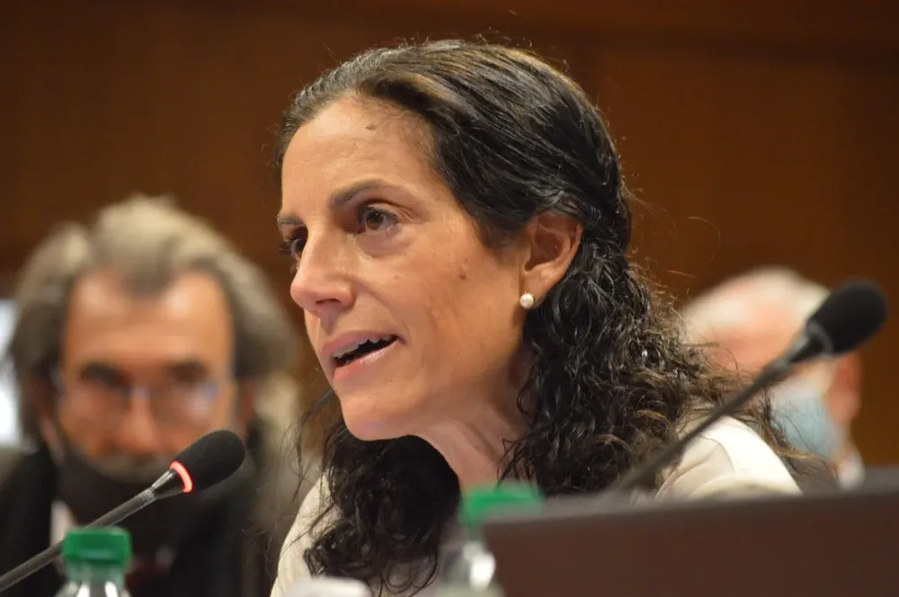 La ministra presentó la Rendición de Cuentas en el Senado