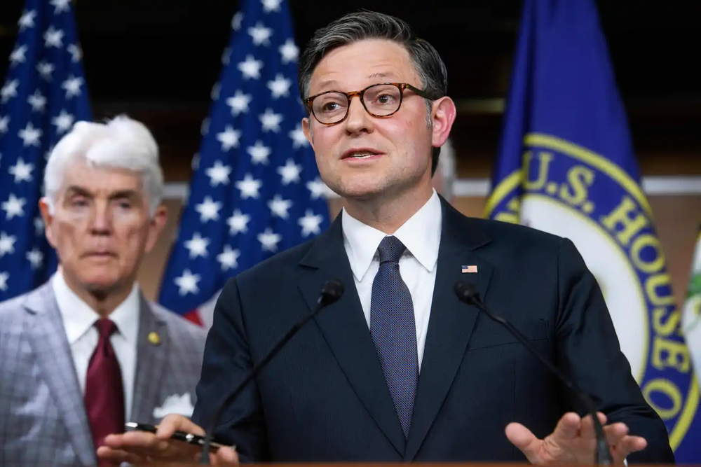 El presidente de la Cámara de Representantes, el republicano Mike Johnson