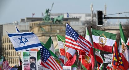 Protesta en Alemania contra el ataque a Irán