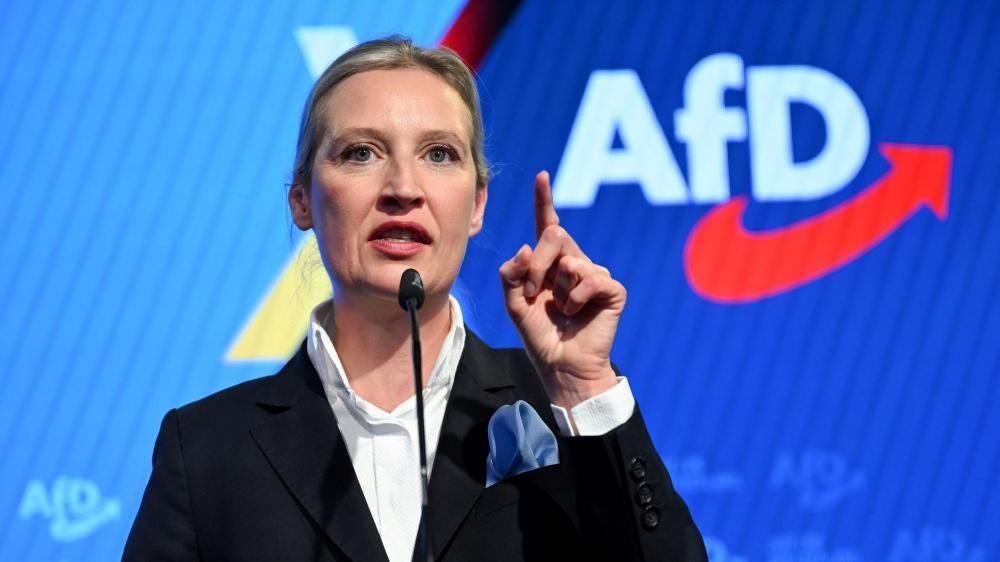 Alice Weidel, líder del partido Alternativa por Alemania, consideró la decisión "un golpe severo contra la democracia alemana".