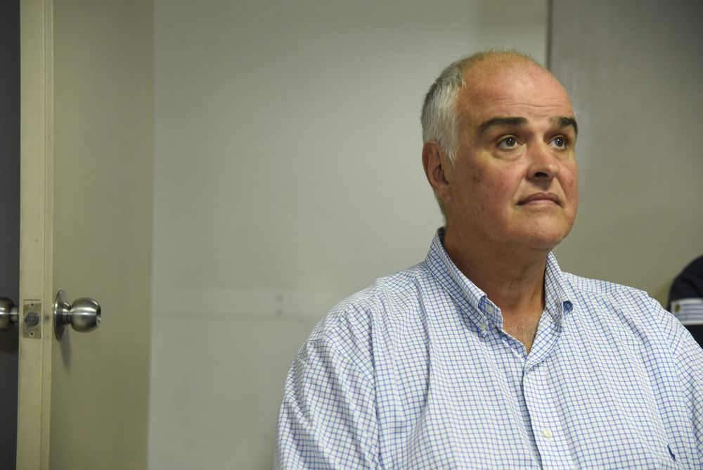 Gustavo Penadés en una de las audiencias por su caso. Archivo