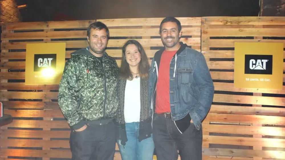 Pablo Muxi, Lucía Quagliotti y Pantelis Linas