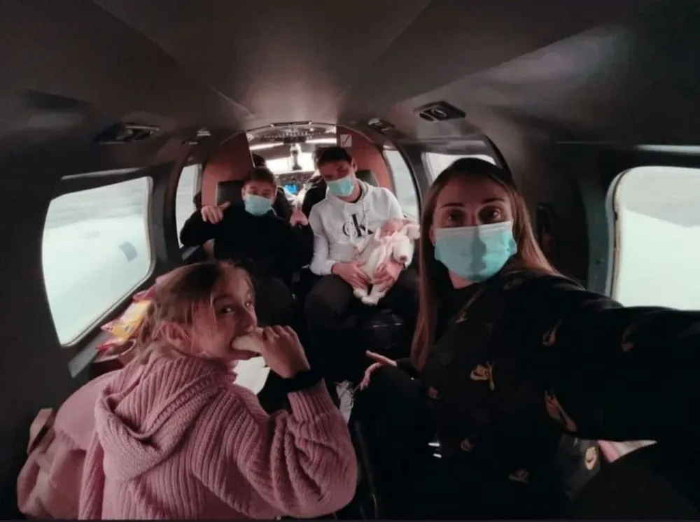 Bergessio y su familia