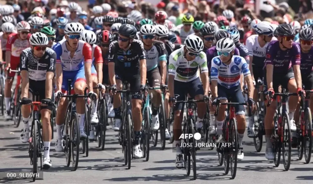 Cuatro detenidos por intentar boicotear la Vuelta a España.