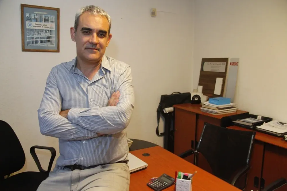 Gerente técnico de Norte Construcciones, Santiago Pérez.