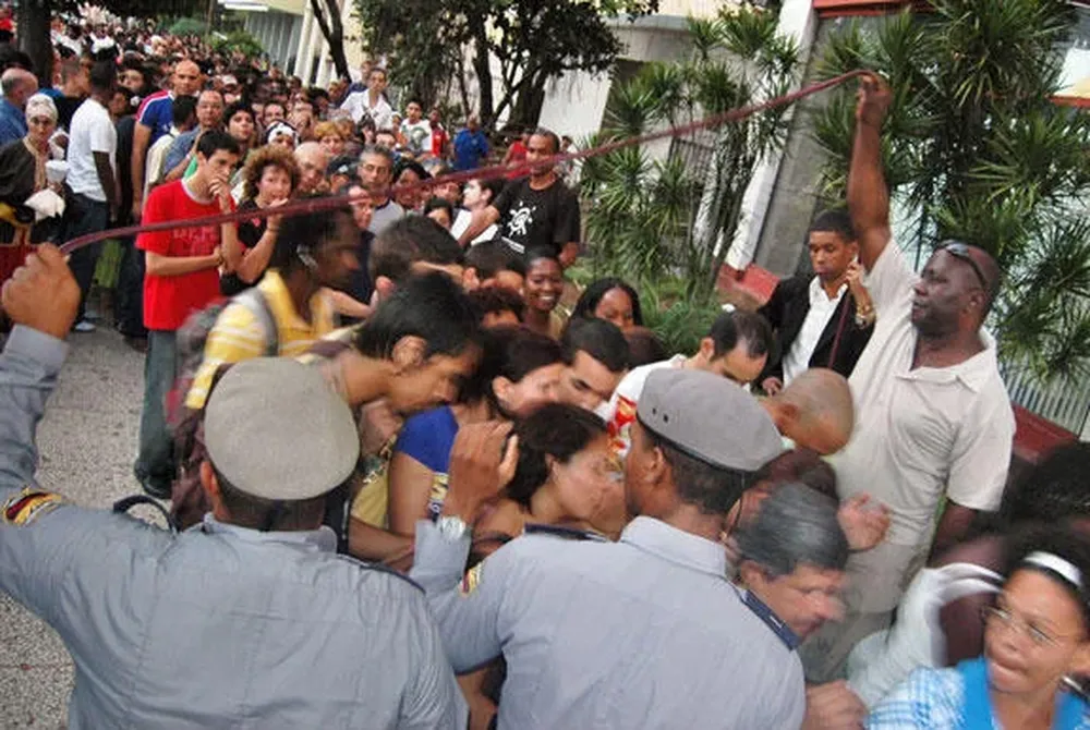 Foto difundida por ciudadano cubano en Twitter.