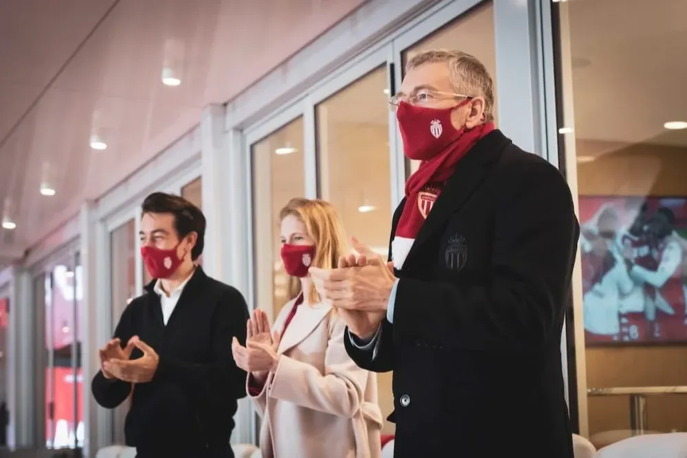 Rybolovlev con Ekaterina, su hija, y Sartori, su yerno