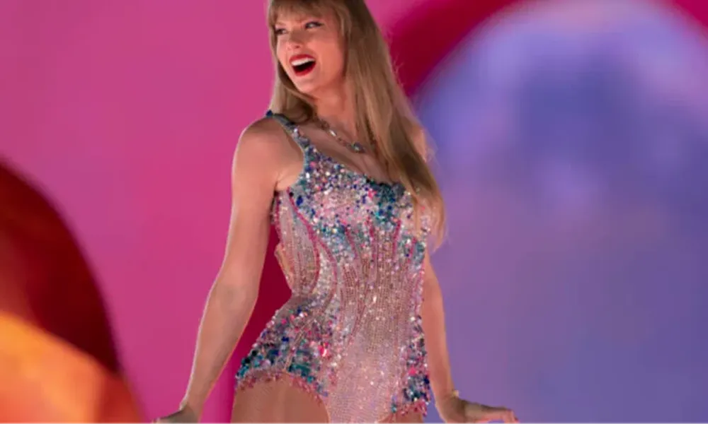 Taylor Swift anoche en River