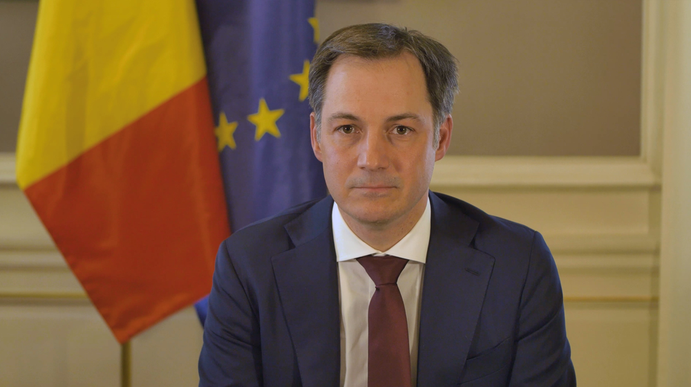 El primer ministro belga, Alexander De Croo