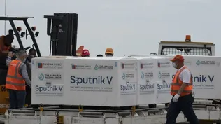 Cargamento de Sputnik V en Venezuela