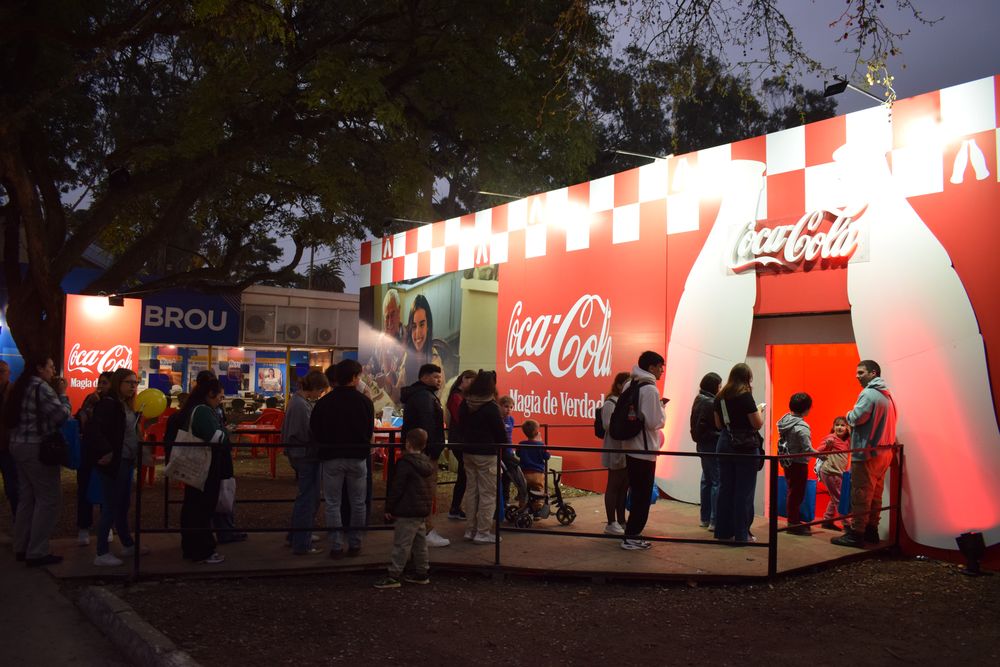 El de Montevideo Refrescos, uno de los stands m&aacute;s premiados.