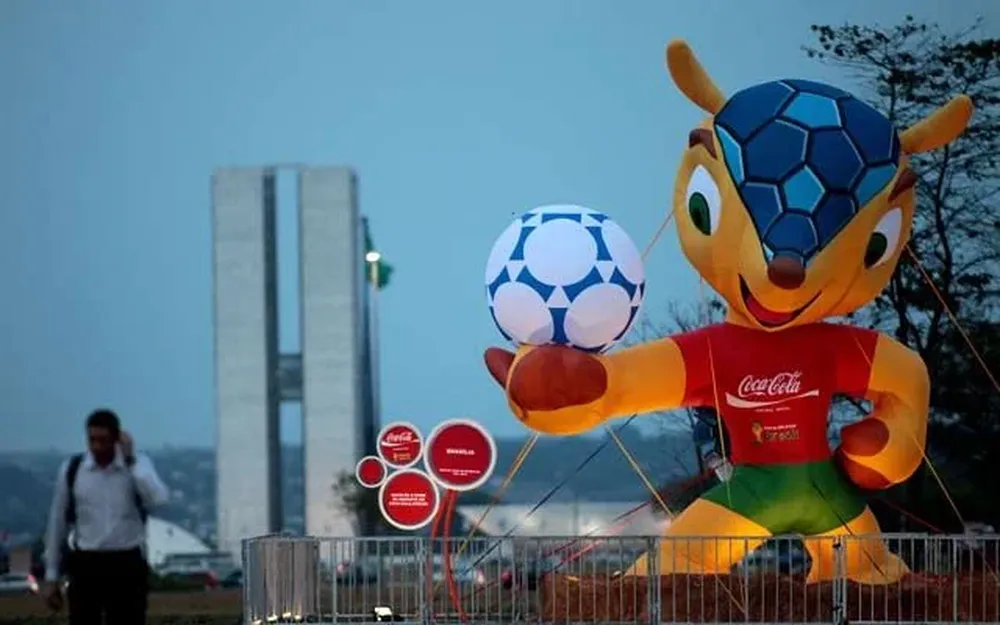 Fuleco, la mascota del Mundial 2014.