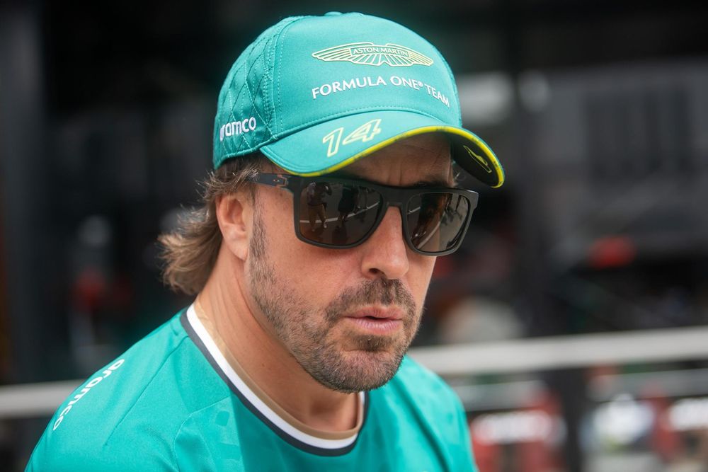 Fernando Alonso tras la qualy en Países Bajos.