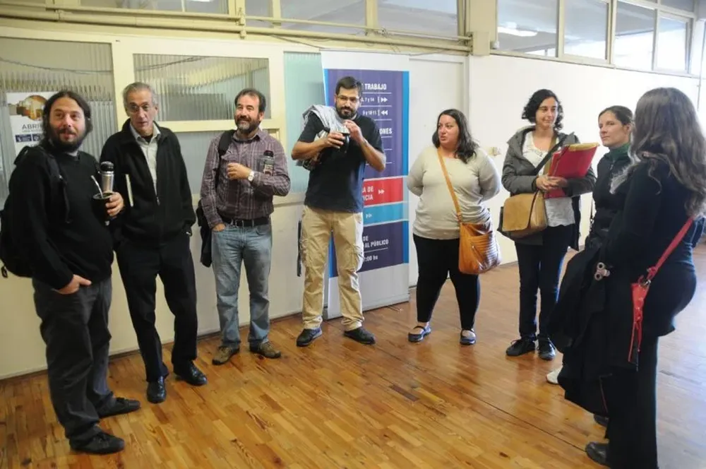 Dirigentes de Fenapes en el Ministerio de Trabajo