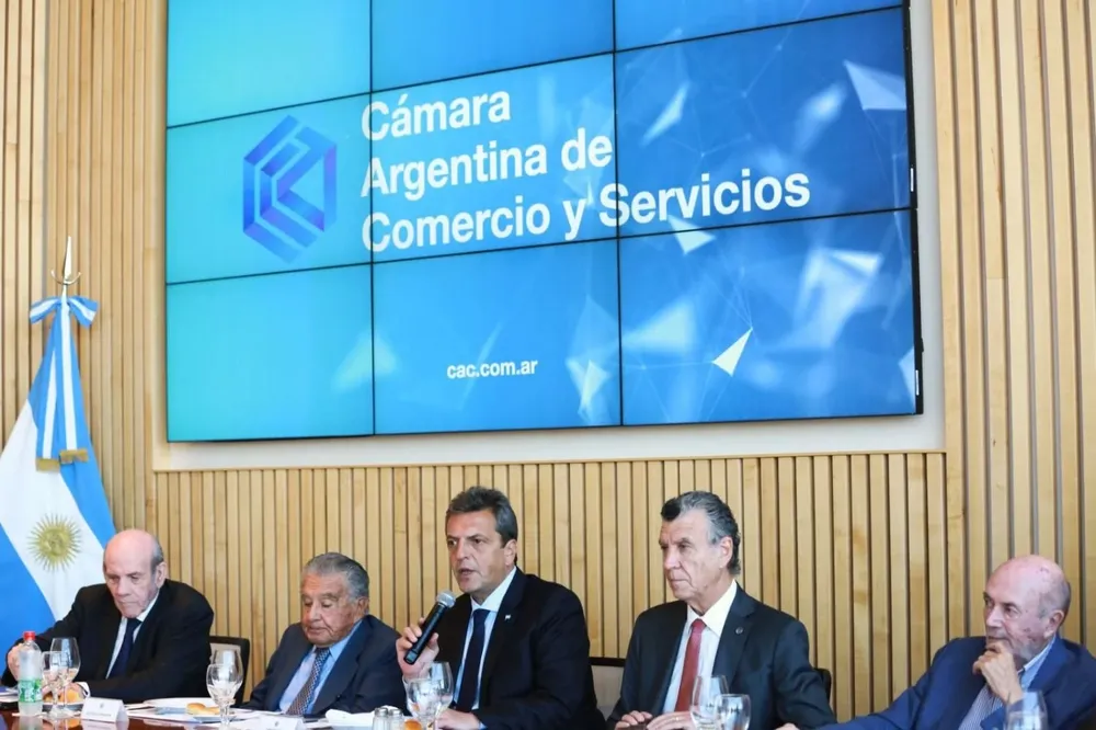 Sergio Massa en CAME.