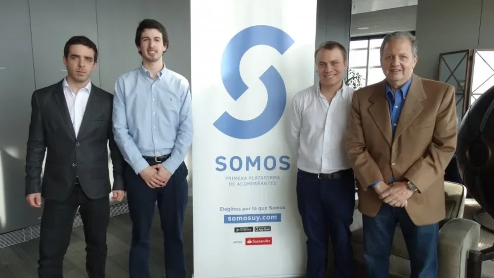 Gabriel Francolino, Sebastián Vanzzino, Mateo Laborde y Ariel Pfeffer